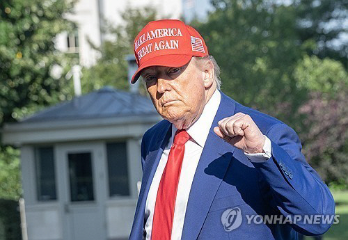 도널드 트럼프 미국 대통령. 워싱턴 EPA=연합뉴스.